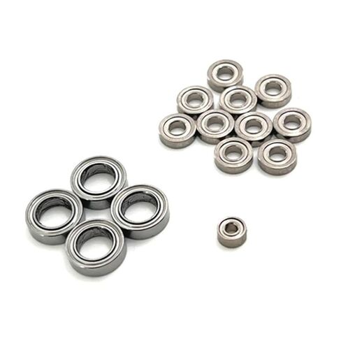 15x محمل فولاذي 6x10x3 مللي متر 2x5x2.5 مللي متر 3x7x2 مللي متر متوافق مع قطع غيار السيارات RC 1 10 موديلات صغيرة K989 K979 K969 P929 P939 284161 284010 284131 15 قطعة in Kuwait