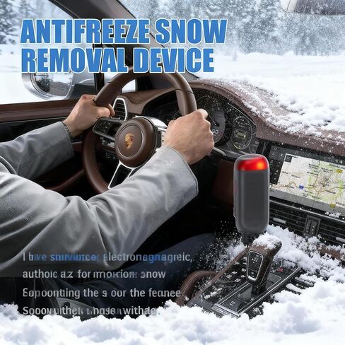Advanced Electromagnetic Antifreeze Snow Removal Device for Car, Automatic De-Icing with Temperature Detection, Lithium Battery Powered in Saudi Arabia