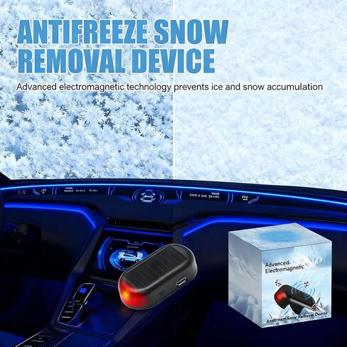 Advanced Electromagnetic Antifreeze Snow Removal Device for Car, Automatic De-Icing with Temperature Detection, Lithium Battery Powered in Saudi Arabia