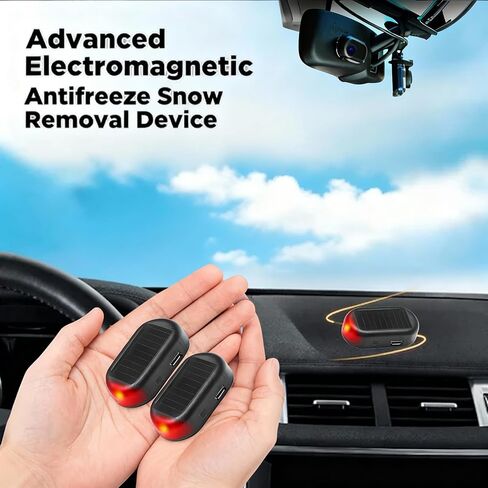 Advanced Electromagnetic Antifreeze Snow Removal Device for Car, Automatic De-Icing with Temperature Detection, Lithium Battery Powered in Saudi Arabia