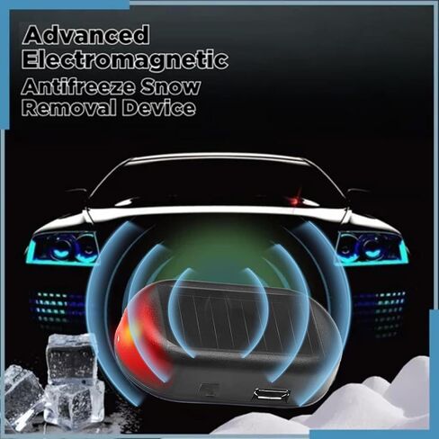 Advanced Electromagnetic Antifreeze Snow Removal Device for Car, Automatic De-Icing with Temperature Detection, Lithium Battery Powered in Saudi Arabia