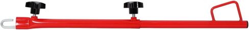Universal Hatch Jammer Support Rod Replacement, 16" Retractable Car Door Holder for Trunk & Liftgate, Heavy-Duty Steel Automotive Repair Tool for Painting Polishing Maintenance, Red in Saudi Arabia