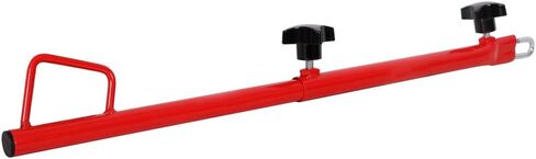 Universal Hatch Jammer Support Rod Replacement, 16" Retractable Car Door Holder for Trunk & Liftgate, Heavy-Duty Steel Automotive Repair Tool for Painting Polishing Maintenance, Red in Saudi Arabia