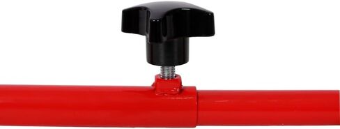 Universal Hatch Jammer Support Rod Replacement, 16" Retractable Car Door Holder for Trunk & Liftgate, Heavy-Duty Steel Automotive Repair Tool for Painting Polishing Maintenance, Red in Saudi Arabia