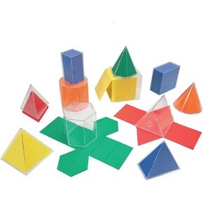 EAI Education GeoModel® Folding Geometric Shapes: 11 Solids and 11 Nets in Kuwait