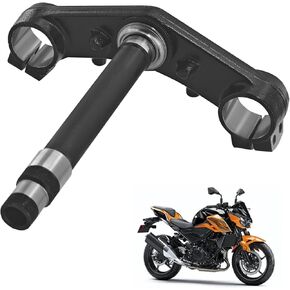 44037-0178-21 مشبك شجرة ثلاثي سفلي سفلي جديد لـ Kawasaki 2018-2026 Ninja 400/ Ninja 500/ Z400/ Z500/ Ninja E-1/ Z E-1 نماذج مختارة؛ 44037017821 المشبك السفلي الأمامي، أسود in Saudi Arabia