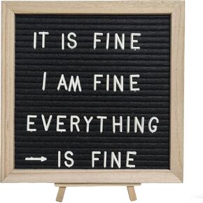 9 x 9 Inch Felt Board Felt Letter Board, Changeable Message Board Word Board Letter Board Sign Bulletin Board Letters, Pregnancy Announcements Baby Announcement Sign, Valentines Day Gifts for Her Letterboard in Kuwait