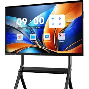 MWE 55'' Smart Board,Electronic Interactive White Board with 4K Touchscreen Display Built in UHD Camera Open App Ecosystem Digital Whiteboard for Business Office Classroom Home (Wall-Mounted,55'') in Kuwait