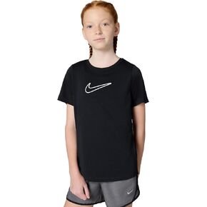 تيشيرت One Fit Dri-FIT بأكمام قصيرة من Nike للفتيات (شعار Swoosh كبير) in Kuwait