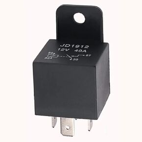 JD1912 12V 40A مرحل السيارة مع مقبس متشابك، 4-Pin مرحل محكم الغلق شديد التحمل لسيارة شاحنة فان دراجة نارية قارب in Kuwait