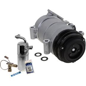 Replacement A/C Compressor Kit Fits Chevrolet Silverado 2500/2500 HD / 3500/1500 HD 1999-2002 (6.0L V8) HU6 1-Bolt Hose Mount in Kuwait
