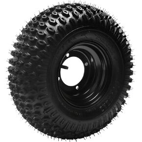 16x8-7 ATV Wheel and Tire Set - 7" Rims 4PR Tubeless All Terrain Tires 4 Stud 110mm Bolt Pattern for UTV, ATV, Buggy, Lawn Equipment in Kuwait