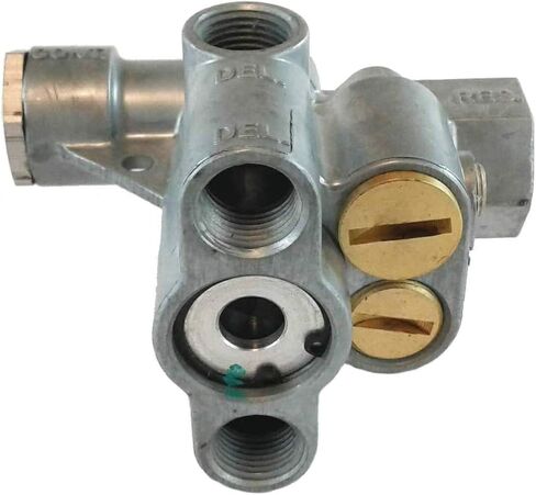 Brianna Auto Parts - BAP110800 - Single Reservoir Tandem Axle Trailer Spring Emergency Parking Brake Control Valve - Supply | Control | Delivery: 3/8" - Reservoir: 1/2" - Closing Pressure: 80 PSI in Kuwait