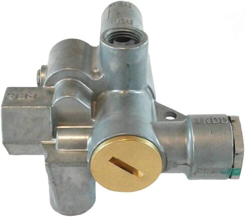 Brianna Auto Parts - BAP110800 - Single Reservoir Tandem Axle Trailer Spring Emergency Parking Brake Control Valve - Supply | Control | Delivery: 3/8" - Reservoir: 1/2" - Closing Pressure: 80 PSI in Kuwait