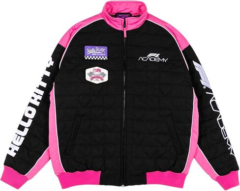 F1A x Hello Kitty Women's Nylon Quilted Race Jacket in Saudi Arabia