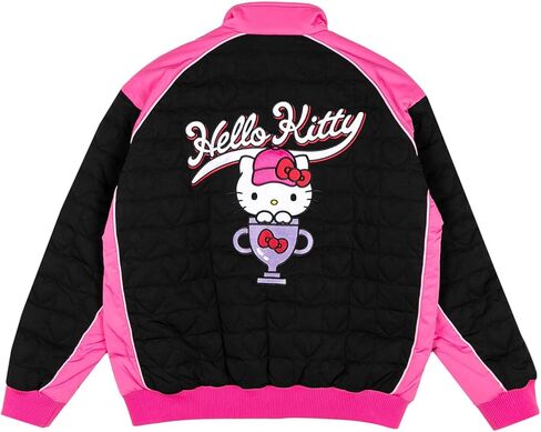 F1A x Hello Kitty Women's Nylon Quilted Race Jacket in Saudi Arabia