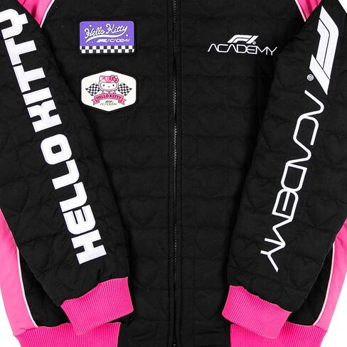 F1A x Hello Kitty Women's Nylon Quilted Race Jacket in Saudi Arabia