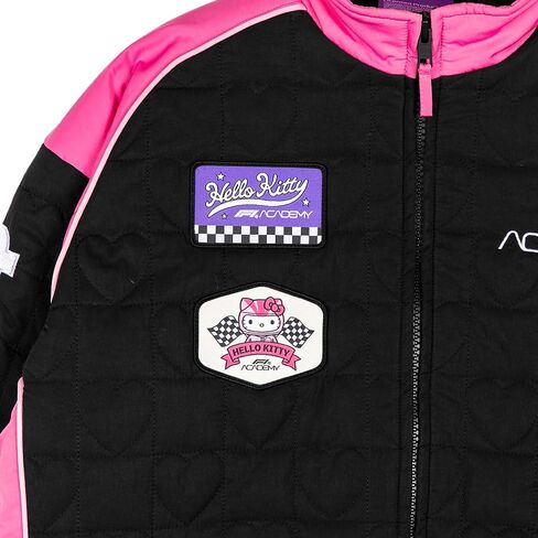 F1A x Hello Kitty Women's Nylon Quilted Race Jacket in Saudi Arabia
