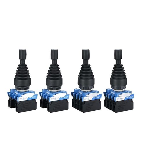 HOKACN Joystick Switch 2Way 4Way Momentary Self Locking Latching Rocker Switch Controller 22mm(2Way Momentary) in Saudi Arabia