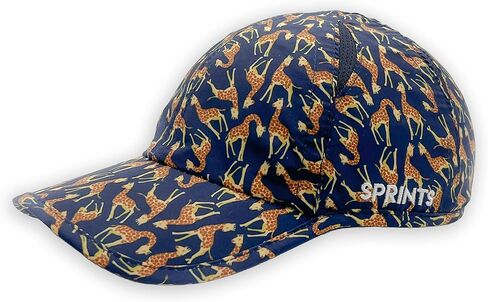 Sprints Race Day Performance Running Cap | The Lightweight, Quick Dry, Sport Hat, One Size, Unisex (Neck Level Giraffes) in Saudi Arabia