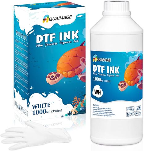 حبر Dtf 1500 مل حبر طابعة Dtf لـ ET8550، L1800، XP15000، ألوان زاهية، حبر نقل DTF لفيلم الحيوانات الأليفة، حبر إعادة التعبئة لـ P400، P800، P600، DX5، XP600. (250 مل × 6، 2 وات في الساعة+BKCMY) in Kuwait