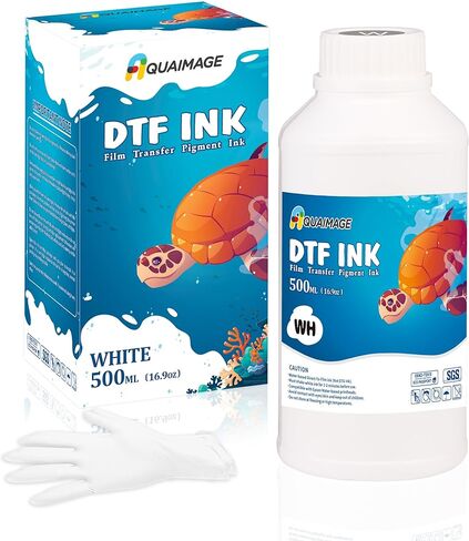 حبر Dtf 1500 مل حبر طابعة Dtf لـ ET8550، L1800، XP15000، ألوان زاهية، حبر نقل DTF لفيلم الحيوانات الأليفة، حبر إعادة التعبئة لـ P400، P800، P600، DX5، XP600. (250 مل × 6، 2 وات في الساعة+BKCMY) in Kuwait