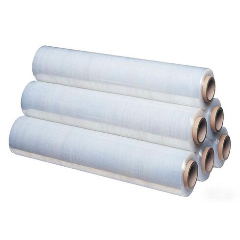 APQ 4 Rolls of Blown Hand Stretch Film 18" x 2000'. Clear Hand Stretch Wrap, 60 Gauge. Tear Resistant Residue Free Film for Moving, Shipping, Wrapping. Industrial Grade Pallet Shrink Wrap Film. in Saudi Arabia