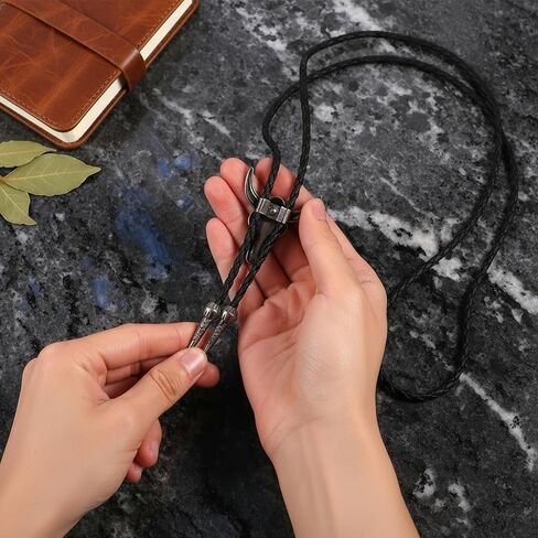 Sibba Bolo Tie Buffalo Steer Cow Bolo Tie for Men Womens Vintage Cowboy Bola Ties 2PCS Retro Western Necklace Bola Ties Cowgirl Accessories Rodeo Christmas Gifts Western Neckties Accessories in Saudi Arabia