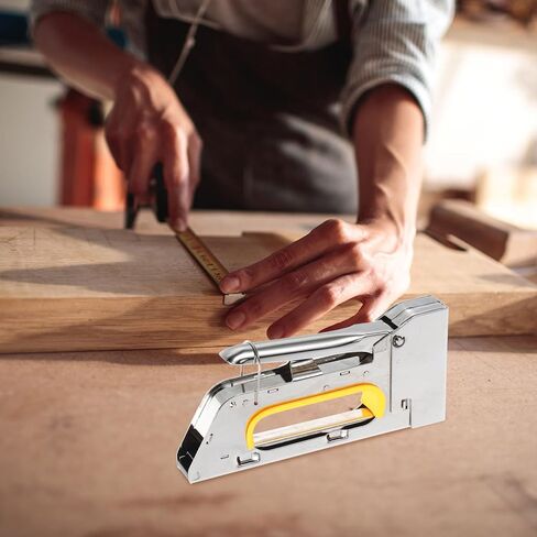 jojofuny Manual U-Shaped Staple Gun 1008f Heavy Duty Nail Stapler Tool for Upholstery Carpets and Home DIY Projects in Saudi Arabia