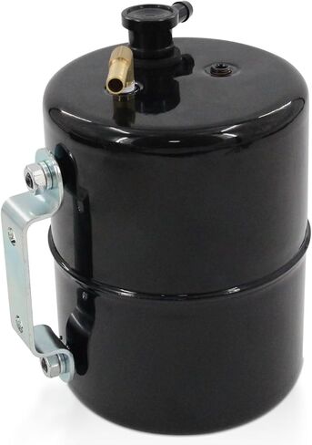 Vacuum Reserve Canister 5 in D x 7 in L Steel Black Finish in Saudi Arabia