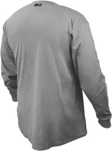FRS-002 قميص Henley FR قطن بأكمام طويلة - رمادي - مقاس 6X in Saudi Arabia
