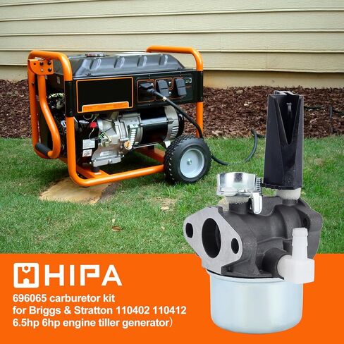 Hipa 696065 المكربن ​​استبدال 215369 697422 لـ Brigs and Straton 110402 110412 6HP 6.5HP 5HP 5.5HP 7HP مولد Intek محرك محرك الحارث مضخة مياه كارب مع حشوات التركيب in Saudi Arabia