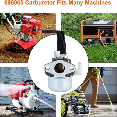 Hipa 696065 المكربن ​​استبدال 215369 697422 لـ Brigs and Straton 110402 110412 6HP 6.5HP 5HP 5.5HP 7HP مولد Intek محرك محرك الحارث مضخة مياه كارب مع حشوات التركيب in Saudi Arabia
