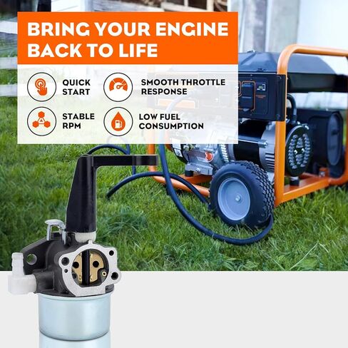 Hipa 696065 المكربن ​​استبدال 215369 697422 لـ Brigs and Straton 110402 110412 6HP 6.5HP 5HP 5.5HP 7HP مولد Intek محرك محرك الحارث مضخة مياه كارب مع حشوات التركيب in Saudi Arabia