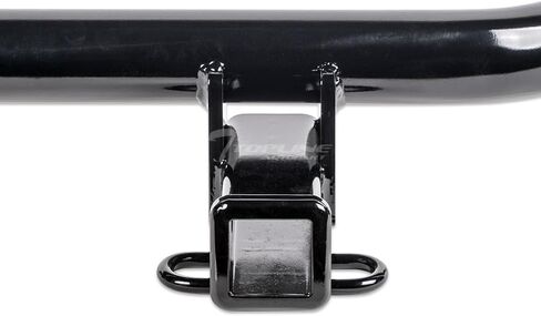 Class 3 III Black 2" Receiver Tube Rear Bumper Trailer Tow Hitch Towing Mount + 2 Inch Drop Loaded Ball Compatible with 20-25 Telluride in Saudi Arabia