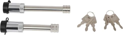 Adjustable Trailer Hitch (2inch Receiver) 8" Drop & Rise (10000 LBS GTW) Heavy Duty Aluminum Tow Hitches Dual Ball (2-5/16") Hitch Tightener Double Anti-Theft Locking Hitch Pins 96-03 for Chevrolet in Saudi Arabia