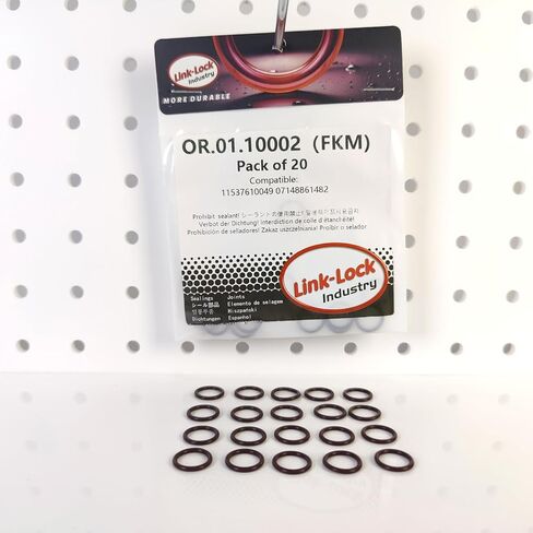 20 قطعة FKM Viton OR.01.10002 خط أنابيب الشحن التوربيني O-Ring 11537610049 07148861482 لسيارات BMW N13 B38 B48 B47 B46 N74 S58 in Kuwait