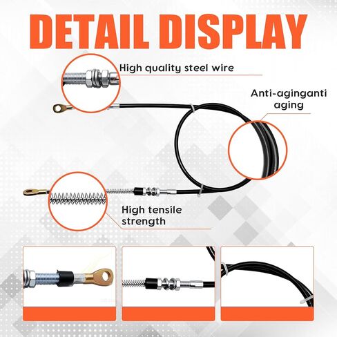 Brake Cable 064-3000-00 Compatible with Bad Boy Lawn Mower CZT 2013 / CZT Elite 2014-2015 / Stand-On 2012-2017 / ZT Elite 2013-2016 / Maverick 2016-2017 / Raider 2024-2025 in Saudi Arabia