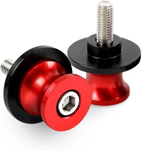 Motorcycle Swing Arm Spools M6 Paddock Slider Stand Bobbins For MT10 MT09 MT03 XSR900 Tracer 9 gt YZF R7 R1 R3 R6 RS457 RS 457 RS660 Tuareg 660 RSV4 Monster 937 821 1200 696 TRK502 Accessories (Gold) in Kuwait