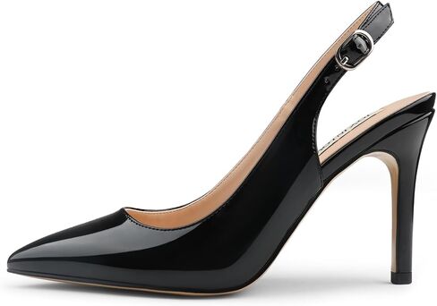 JOY IN LOVE Womens Slingback High Heels Stiletto Pointed Closed Toe Pumps in Saudi Arabia