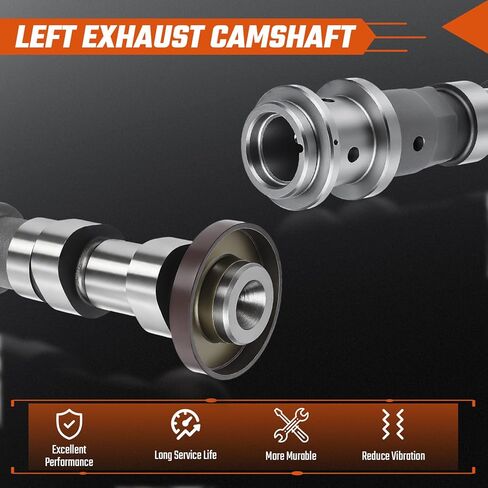 Left Exhaust Camshaft Fit for Jeep Grand Cherokee Wrangler | Fit for Dodge Grand Caravan | Fit for Chrysler | Fit for Ram ProMaster, 3.6L V6, Replaces# 5184377AG 5184377AD 5184377AE 5184377AF in Saudi Arabia