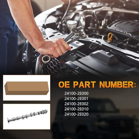 Intake Camshaft 24100-2E000 for Hyundai Tucson Kia Forte Soul 2014-2016 2.0L NU Engine Direct Fit Replacement OEM Spec in Saudi Arabia