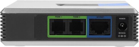 محول هاتف الإنترنت VoIP، محول هاتف الإنترنت بمنفذين يدعم بروتوكول SIP V2 مع كابل الشبكة لـ PAP2T (قابس أمريكي) in Saudi Arabia
