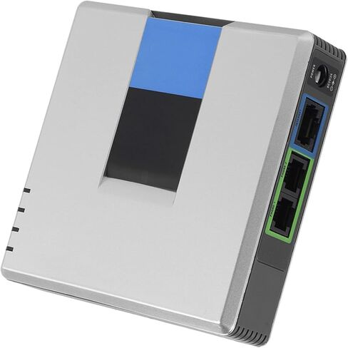 محول هاتف الإنترنت VoIP، محول هاتف الإنترنت بمنفذين يدعم بروتوكول SIP V2 مع كابل الشبكة لـ PAP2T (قابس أمريكي) in Saudi Arabia