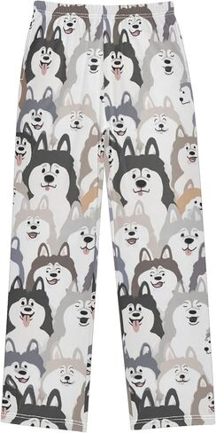 Pajamas Pants Basketball Blue Stars Elastic Waist Sleepwear Indoor Outdoor Trousers S in Saudi Arabia