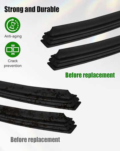Front Windshield Wiper Blade Refill Kit Fit for Volvo XC60 B8 T8 SUV 2018 2019 2020 2021 2022 2023 2024 2025, Left Right Rubber Inserts Windscreen Blade Replace 31490722, 2PCS in Saudi Arabia