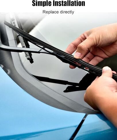 Front Windshield Wiper Blade Refill Kit Fit for Volvo XC60 B8 T8 SUV 2018 2019 2020 2021 2022 2023 2024 2025, Left Right Rubber Inserts Windscreen Blade Replace 31490722, 2PCS in Saudi Arabia