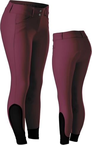 Equinavia Maud Womens Mid Rise Silicone Knee Patch Breeches in Kuwait