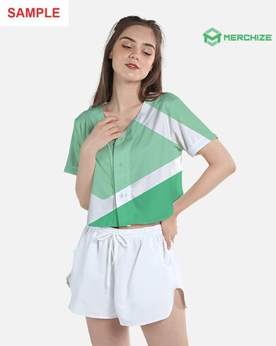 ThuhaTree Store Personalized Name Sports Puerto Rico Lovers AOP Crop Top Baseball Jersey XS-XL (Style 10) in Saudi Arabia