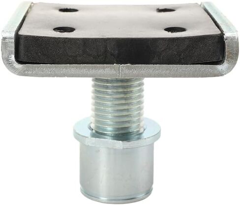 محول رفع الشاحنة واسع للغاية ومنصات رفع سيارات الدفع الرباعي - محولات رفع السيارة 4 قطع للمصاعد ذات العمودين | سعة 3-5 طن، مطاط مضاد للانزلاق لحماية الطلاء والإطار (فضي/أسود) in Kuwait